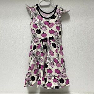 Eleanor Rose White with Purple/Pink Pumpkin Dress size 7/8
